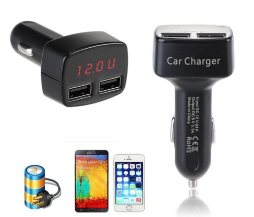 KALNO 4 in 1 LCD car charger 3.1A