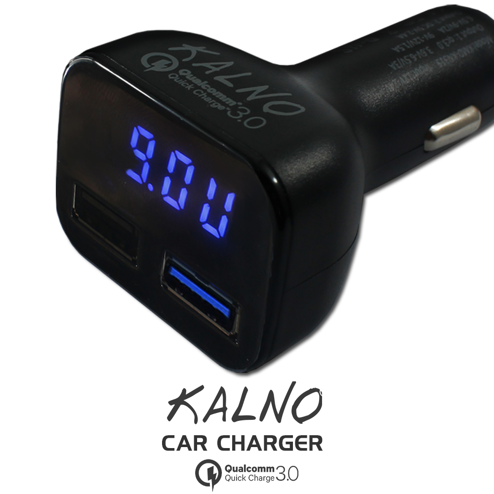 Kalno Car Charger with Qualcomm Quick Charge 3.0