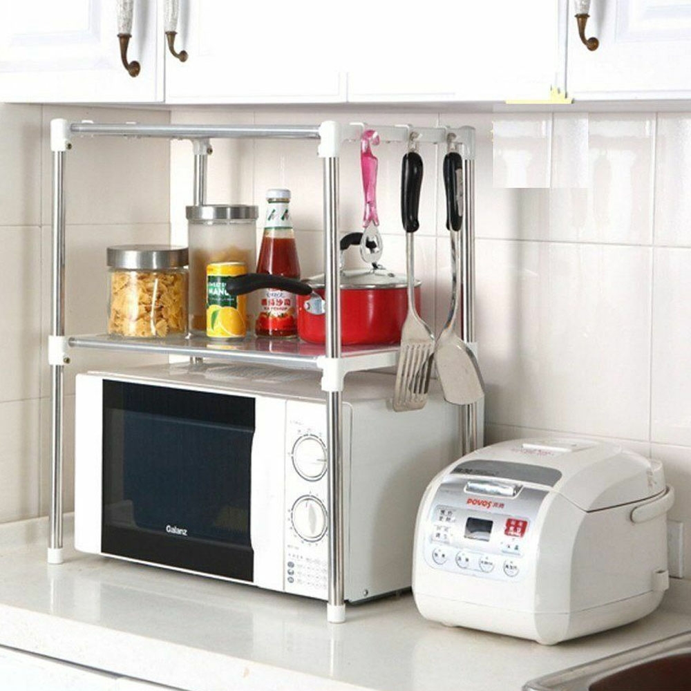  Rak Microwave  rak  dapur rak  penyimpanan perlengkapan dapur 