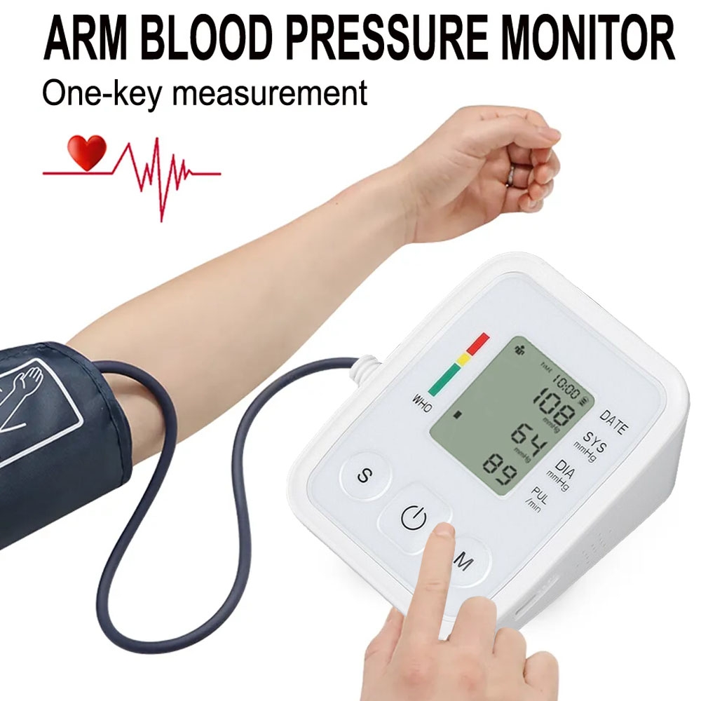 Alat Cek Tekanan Darah Tensimeter Digital bisa menggunakan baterai dan kabel - tensi pengukur darah BPM373