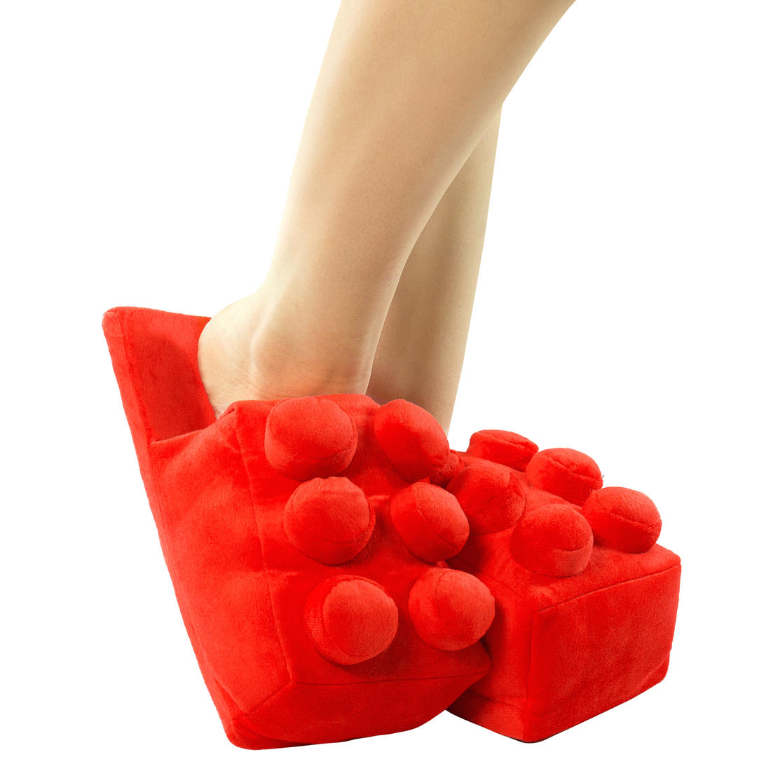 building brick slippers - sendal lego