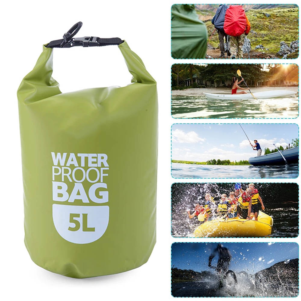 dry bag 5 liter - Tas penyimpanan Waterproof anti air debu bisa jadi pelampung Tas Anti Air Diving / Snorkling / Berenang