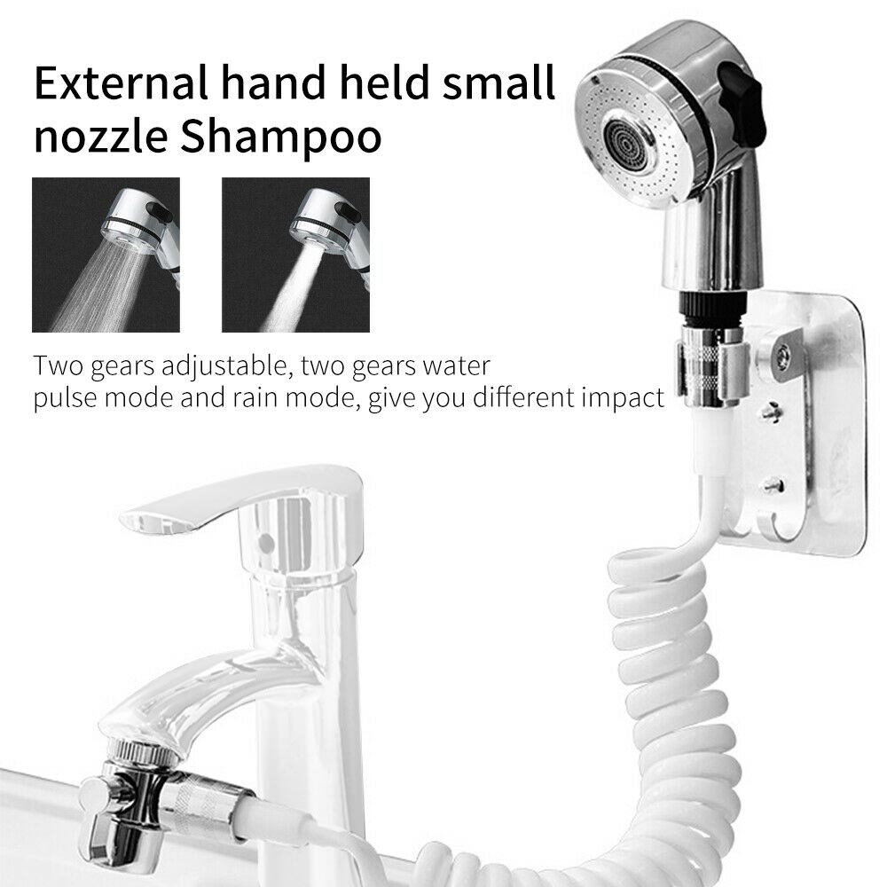 kran Selang shower 2 in 1 Fleksible Set universal - kran dapur, wastafel, kloset - pancuran shower 2 mode