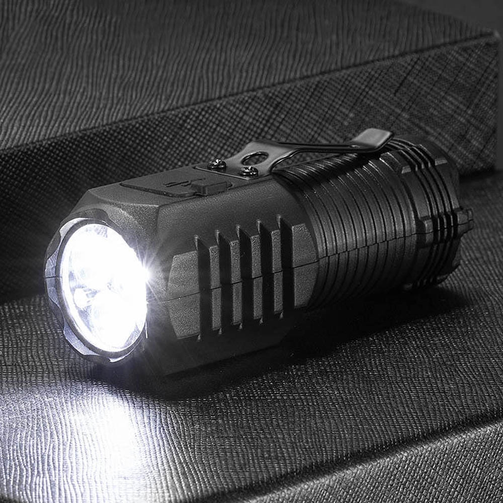 LED Senter Super Terang - Senter mini led rechargeable 4 mode cahaya dengan klip saku baju X624 mudah dipakai mudah dibawa senter kecil mini flashlight Jarak Jauh