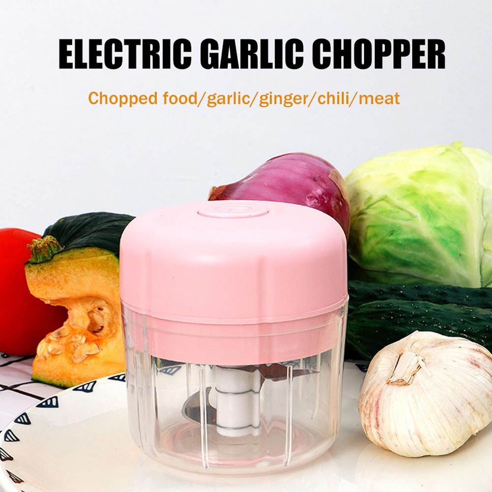 Mini Blender Elektrik Otomatis - meat grinder, garlic machine / mesin daging, bawang, kacang, jahe dll