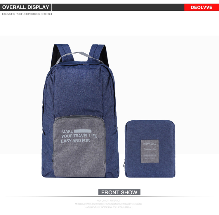 new folding travel backpack 2.0 - bisa di lipat