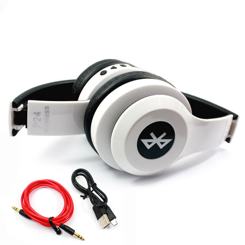 p24 wireless headphone - bluetooth, SD card, radio
