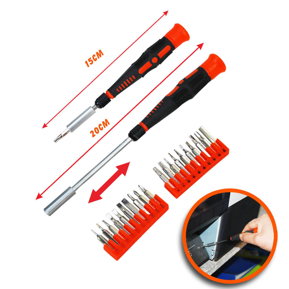 screwdriver and pickup tools set 26 pcs - obeng set