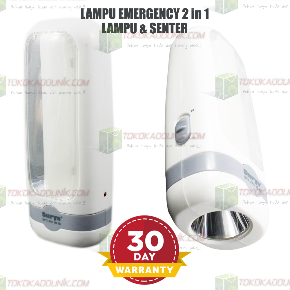 senter lampu emergency 2 in 1 SYT L101 - lampu LED darurat