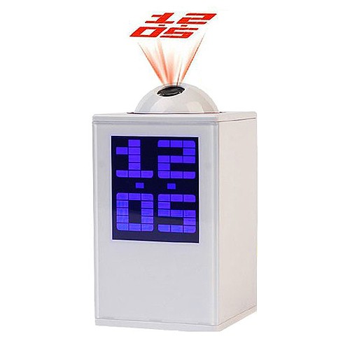 standing projection clock