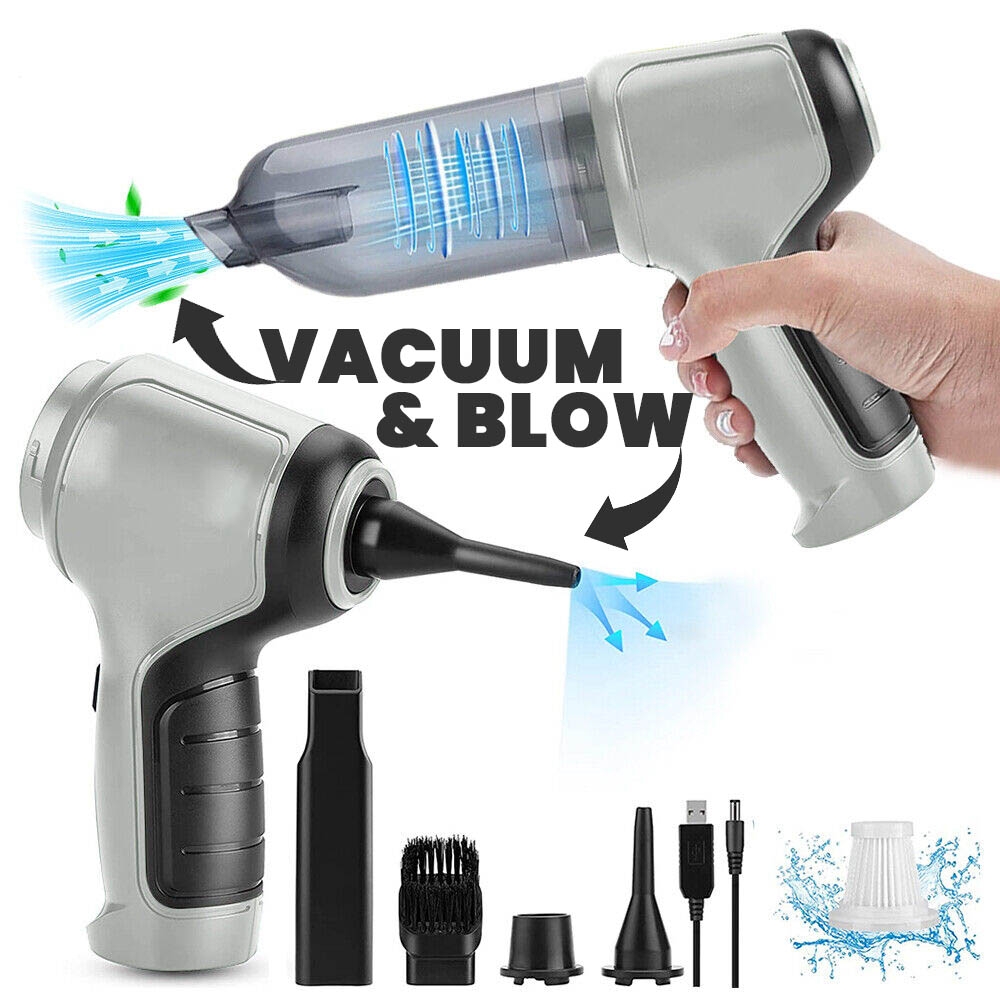 vacuum cleaner BJ107 - vacum 3 in 1 vacuum, blow / tiup dan sedot - wireless dapat di cas - pembersih dan peniup debu dan kotoran