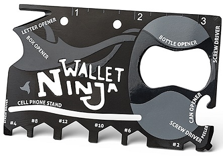 wallet ninja - 18 in 1 tool kit card